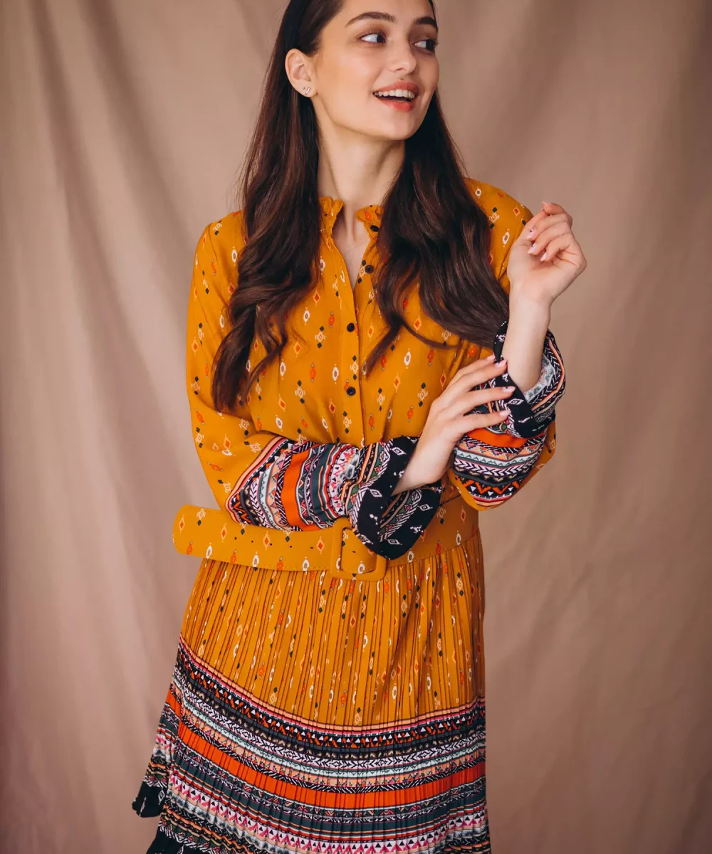 1young-woman-beautiful-yellow-dress